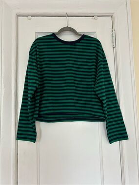 GAP Knit Oversized Crop T-Shirt